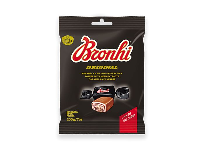 Kraš Bronhi bomboni karamela 200 g