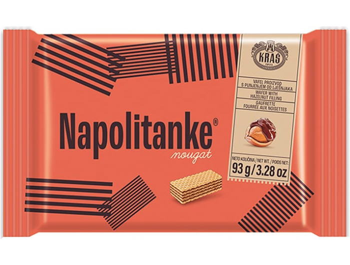 Kraš Napolitanke nougat lješnjak 93 g