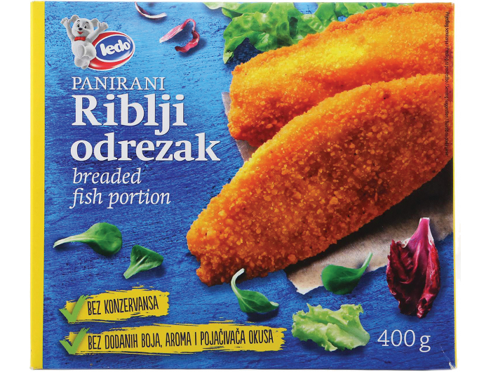 Ledo panirani riblji odrezak 400 g
