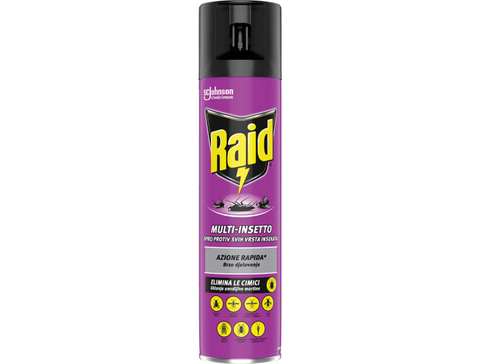 Raid Sprej protiv svih vrsta insekata 400 mL