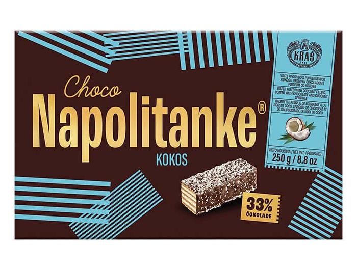 Kraš Napolitanke kokos 250 g