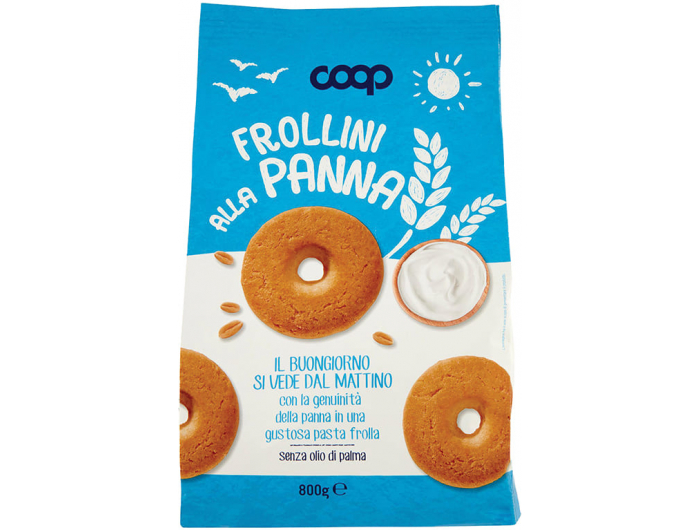 Coop keks Frollini s vrhnjem 800 g