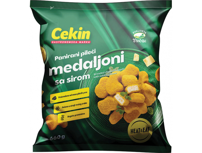 Vindija Cekin panirani pileći medaljoni 660 g