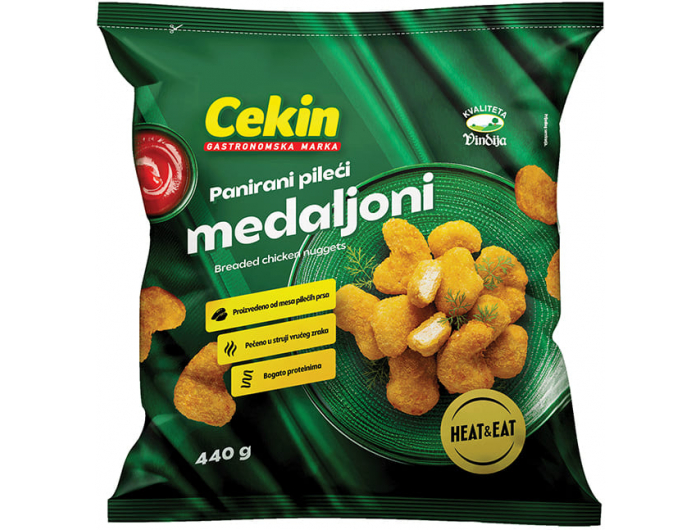 Vindija Cekin panirani pileći medaljoni 440 g