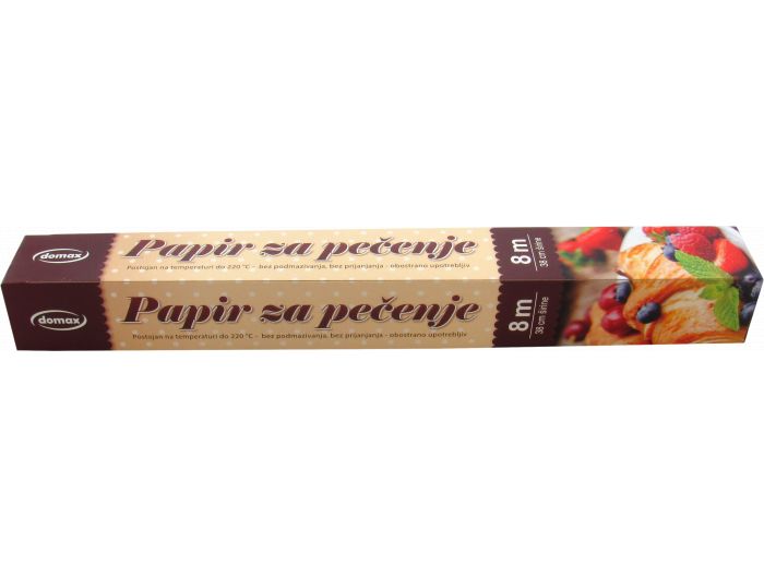Domax papir za pečenje 1 kom 8 m