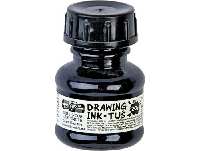 Koh-i-Noor tuš školski crni 20G