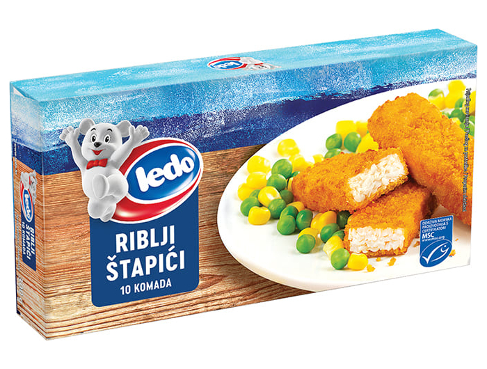 Ledo riblji panirani štapići 300 g