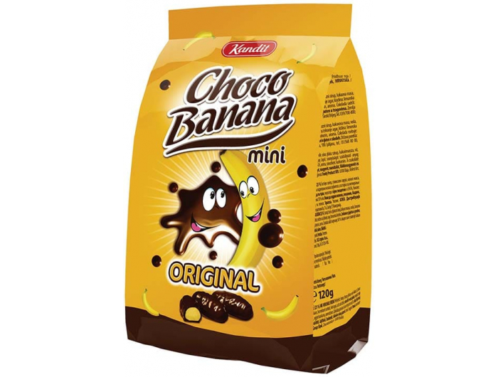 Kandit Choco banana mini 120 g