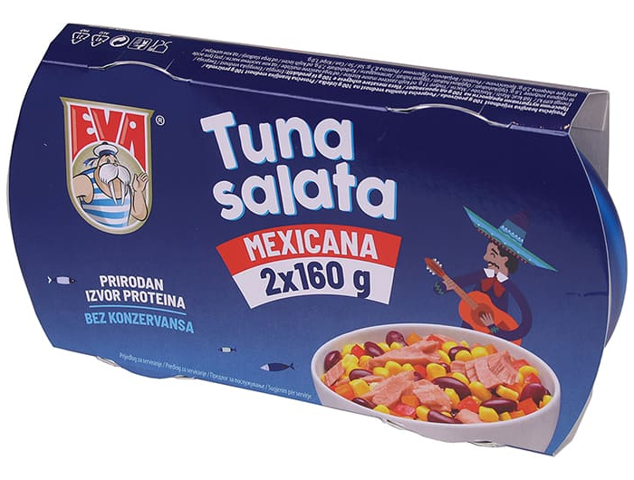 Podravka Eva tuna salata Mexicana 2 x 160 g