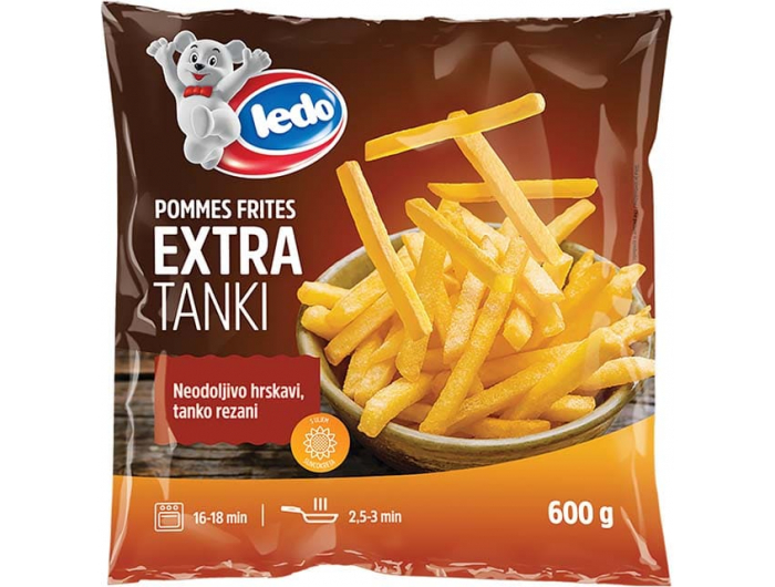 Ledo Pommes Frites extra tanki 600 g
