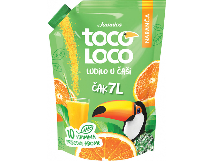 Jamnica Toco Loco okus naranča 550 g