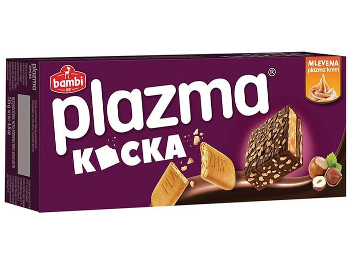 Bambi Plazma vafel Kocka 135 g