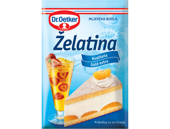 Dr. Oetker Želatina bijela u listićima 10 g