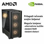 Adm Stolno Racunalo Gaming High Range G293 Amd Ryzen 7 8700f Amd Ryzen 7 8700f 16GB Ram 1TB Ssd