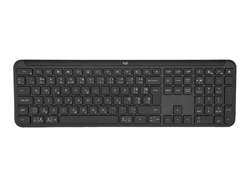 K950 Bezicni Tipkovnica Usb Bijela Crna Siva