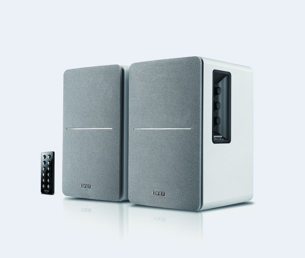Edifier R1280DB zvučnici, 2.0, 42W, bežični, bluetooth, crni/smeđi/srebrni
