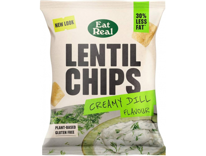 Eat Real čips od leće s koprom bez glutena 40 g