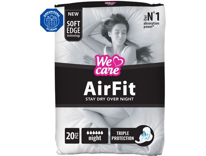 Violeta We Care Air Fit Higijenski ulošci night 20 kom