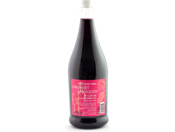 Dalvina Vino crno Cabernet Sauvignon 2 L
