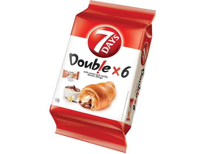7 Days Double Croissant kakao i vanilija 6*40 g