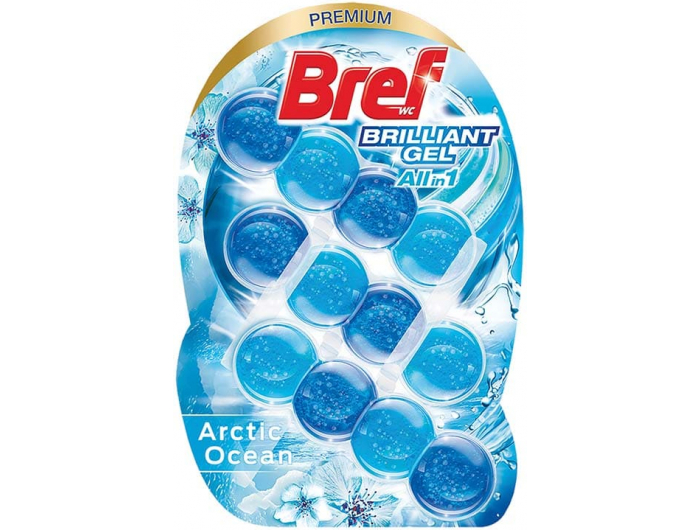 Bref WC Brilliant gel Artic ocean 3x42 g