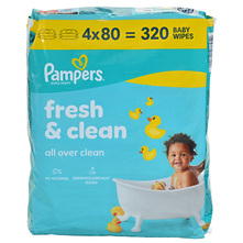 Pampers Sensitive vlažne maramice 4x80