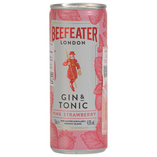 Beefeater London Gin&tonic pink strawberry 0,25 L