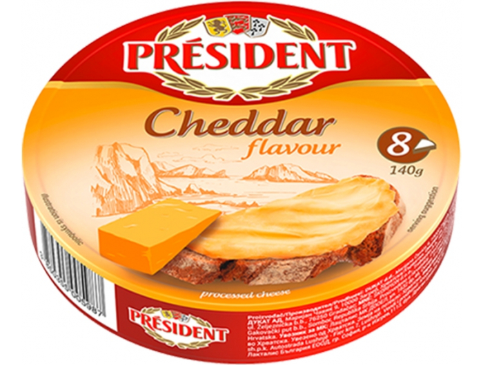 President Topljeni Sir Cheddar 140 G