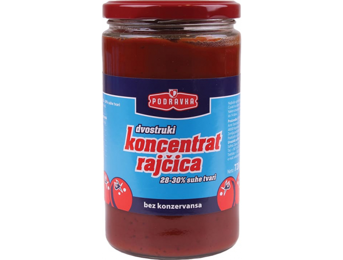 Podravka koncentrat rajčice dvostruki 720 g