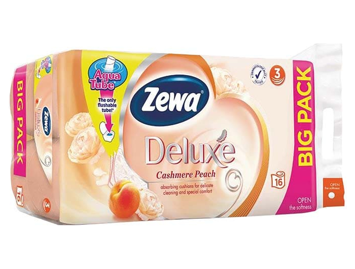 Zewa Deluxe Toaletni papir breskva troslojni 16/1