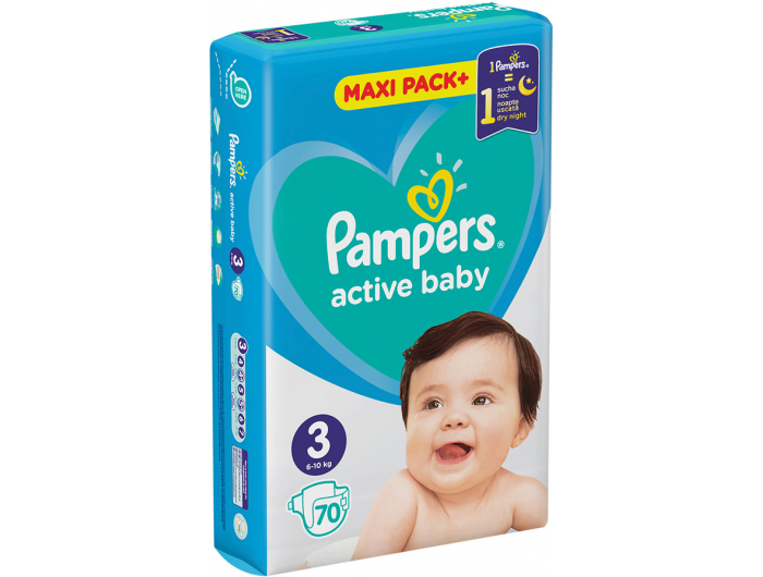 Pampers Dječje pelene ab maxi 70 kom S3