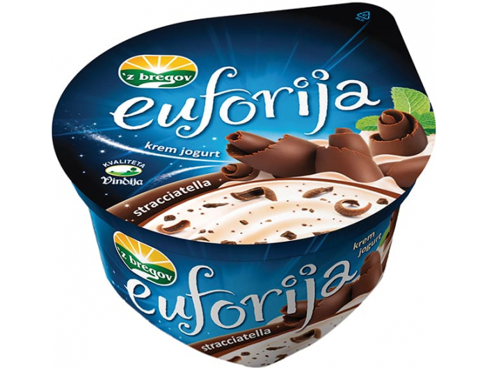 Z bregov Euforija Krem jogurt okus stracciatella 150 g