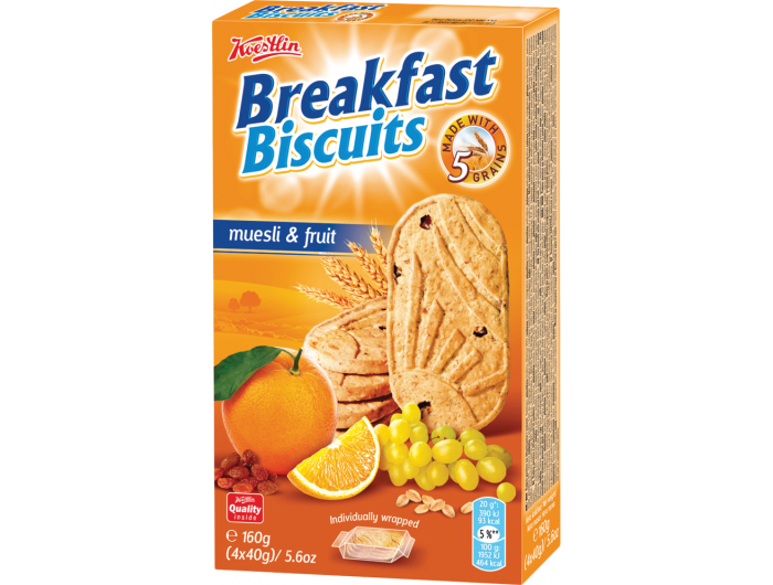 Koestlin Breakfast čajno pecivo s voćem 160 g