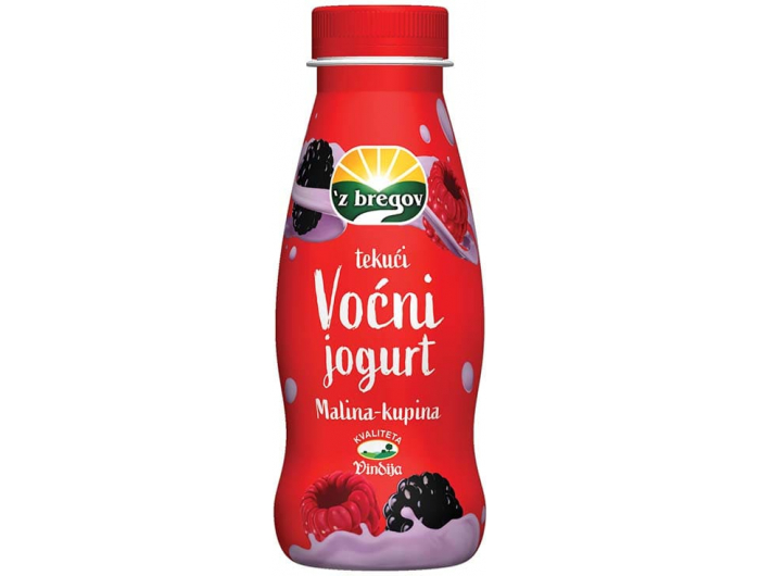 Vindija 'z bregov voćni jogurt malina kupina 330 g