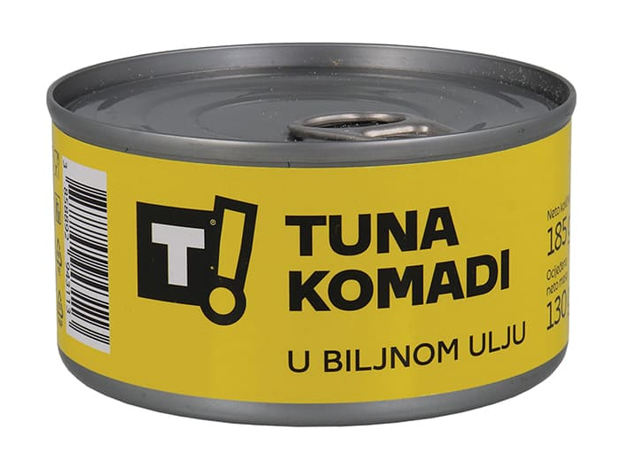 T! tuna komadi, 185 g