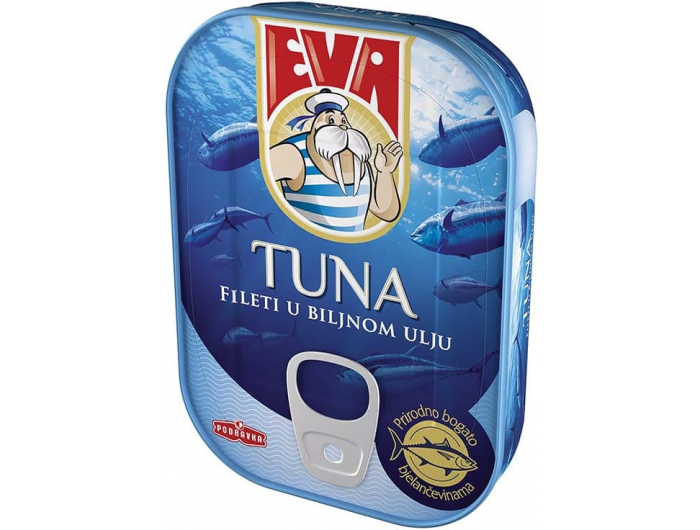 Podravka Eva tuna fileti u biljnom ulju 100 g