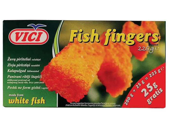 Vici riblji panirani štapići 225 g