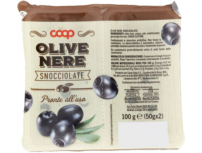Coop crne masline 2*50 g