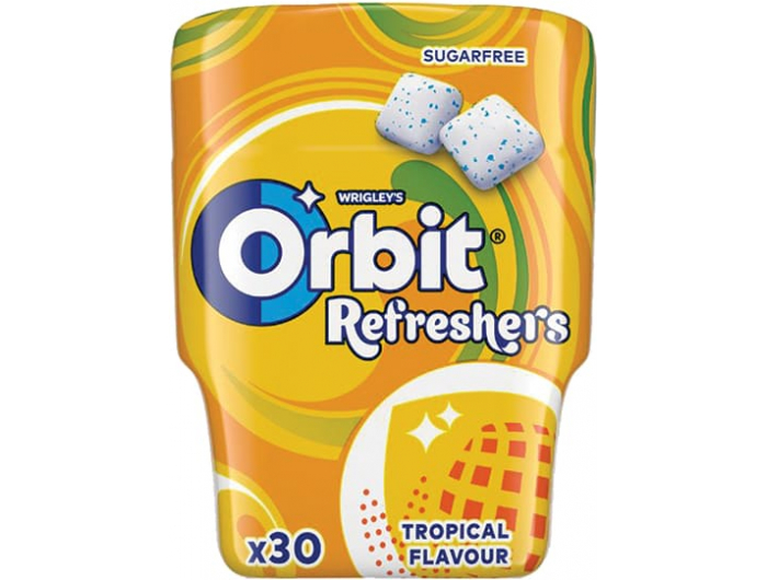 Orbit Refreshers žvakaća guma Tropical 67 g