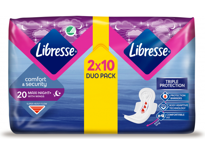 Libresse higijenski ulošci maxi goodnight 1 pak 20 kom