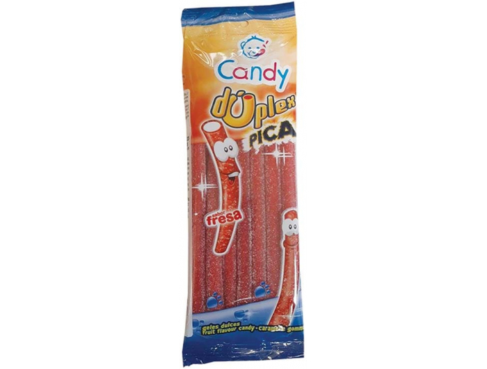 Candy bomboni gumeni štapići od jagode 80 g