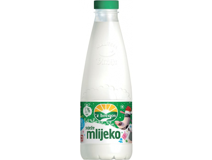 Vindija 'z bregov svježe mlijeko 3,2% m.m. 1 L