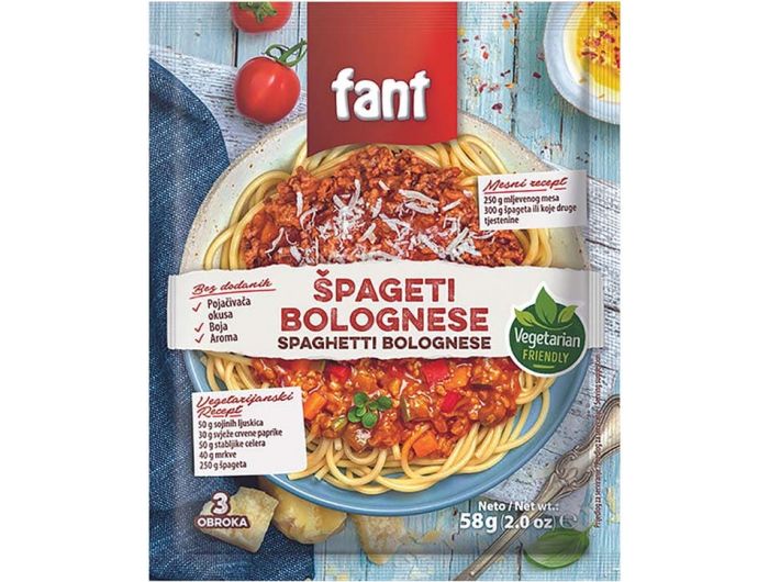 Podravka Fant špagete bolognese 58 g