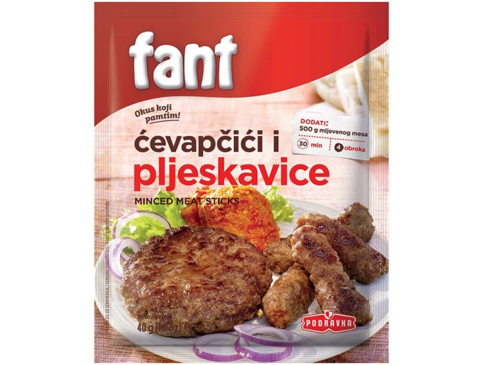 Fant ćevapčići i pljeskavice 40 g