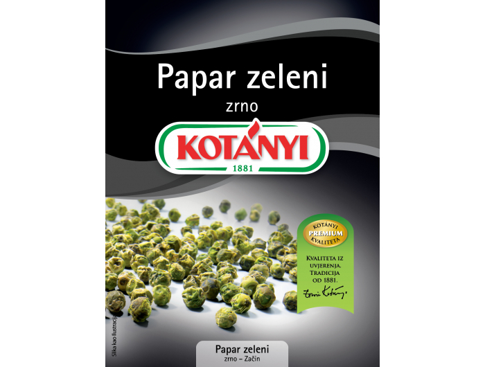 Kotanyi zeleni papar u zrnu 12 g