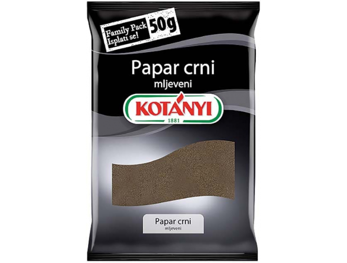 Kotanyi papar crni mljeveni 50 g