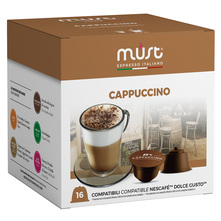 Must Cappuccino DG Kava, 16 kapsula, 160 g
