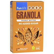 Fun&Fit Granola peanut butter 330 g