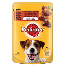 Pedigree hrana za pse mješavina govedine i jetre u želeu 100 g