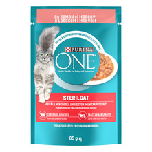 Purina one sterilcat hrana za odrasle mačke losos i mrkva 85 g